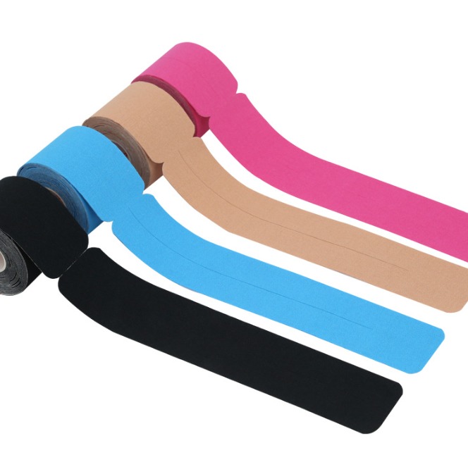 Pre-cut kinesiology tape strips for muscle and joint support in Pakistan